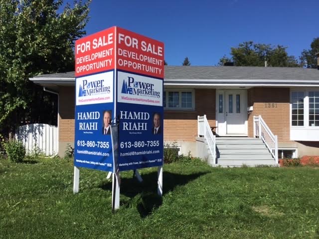 Ottawa commercial sign installation for real estate clients